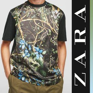 Zara Tropical Print Tee